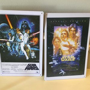 New Star Wars movie wall door metal plaque's poste